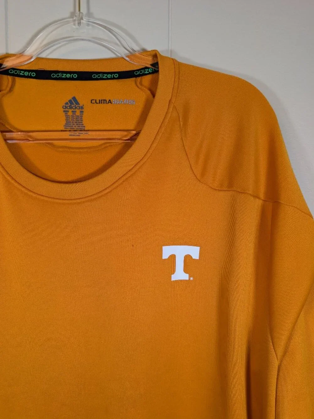 ADIDAS Tennessee Volunteers Adizero Men XXL ClimaWarm Long Sleeve Shirt GO VOLS